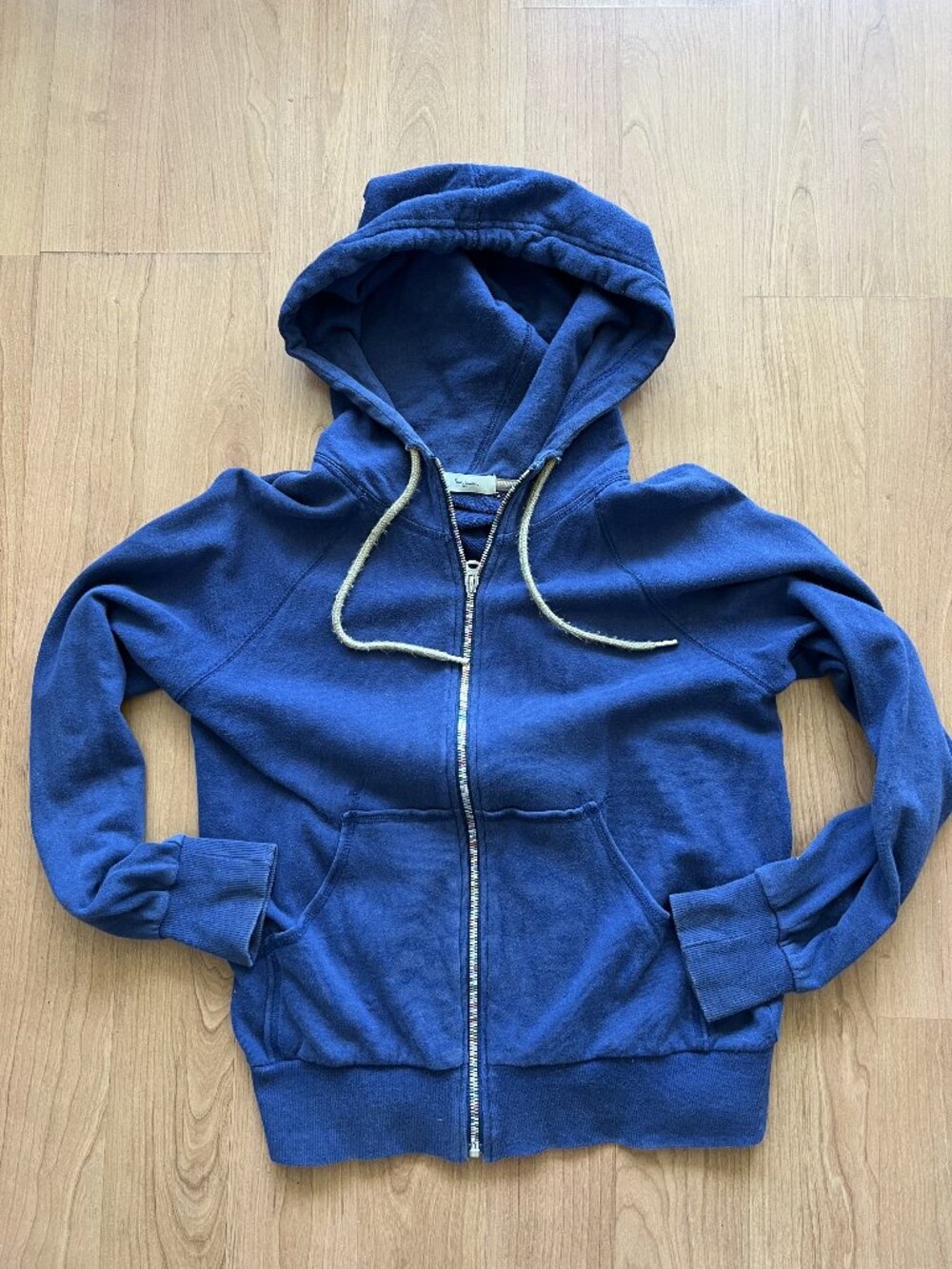 Paul Smith Hoodie  Navy  Colorful Zip Detail